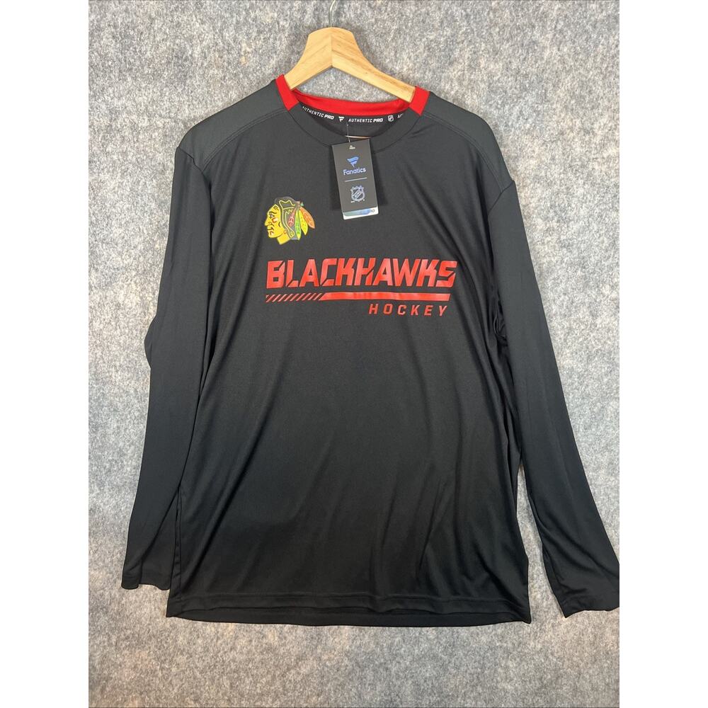 Chicago Blackhawks Fanatics Authentic Pro Performance Long Sleeve Men’s XL NWT